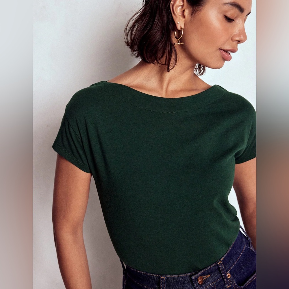 Boden Supersoft Boat Neck Tee Shirt
